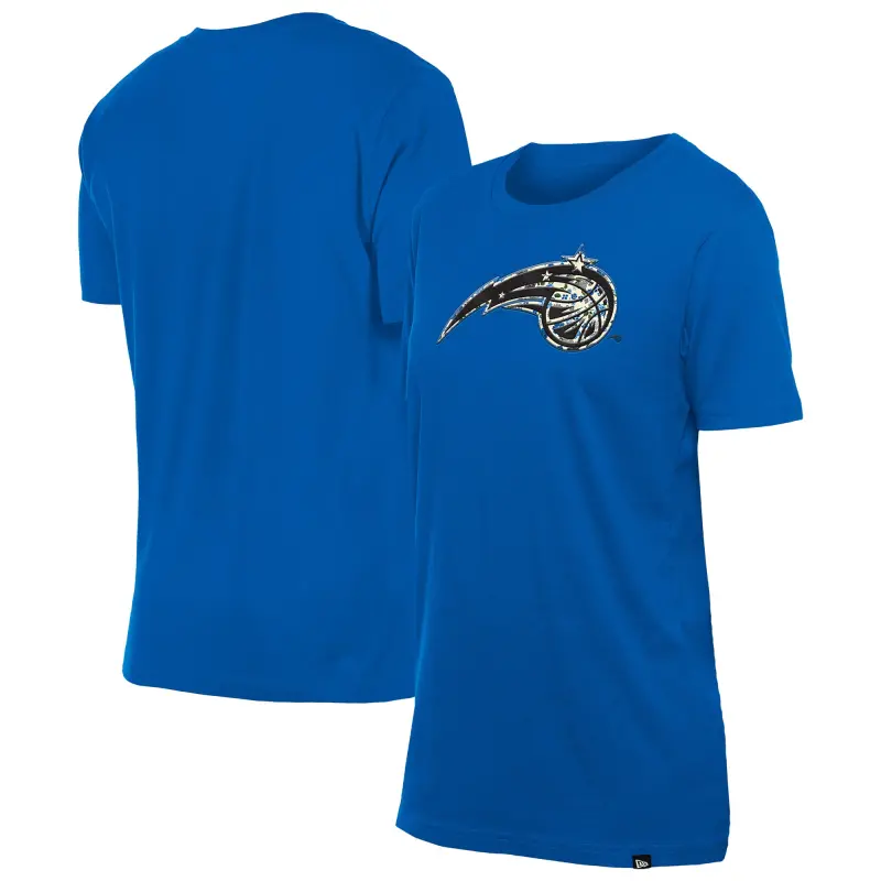 women8217s orlando magic new era blue glam game flower t-shirt