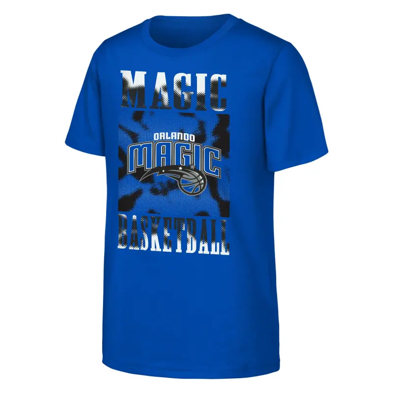 youth orlando magic blue garage hero t-shirt